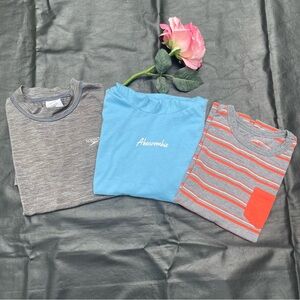 Bundle Long-Sleeve T-Shirt Size 6-7 Multiple-Color 3 Piece